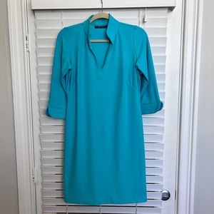 Katherine Way Coco Dress - EUC - Teal Blue - Size Small